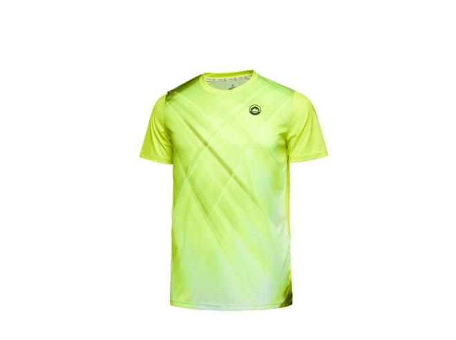 Camiseta Deportiva Hombre J´Hayber Gleam Cinta cubre costuras en el cuello para un contacto más suave con la piel.